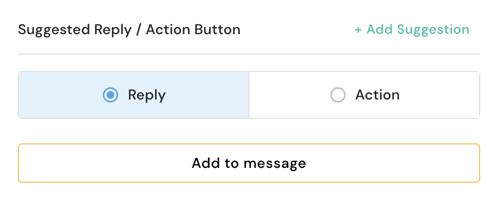 Suggested Replies