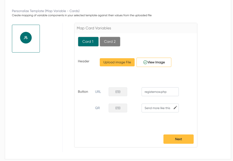 Carousel Variable Mapping